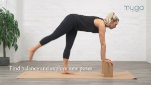 Блок для йоги MYGA Cork Yoga Block