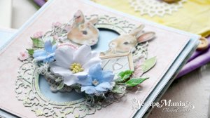 МК весенние открытки с зайками