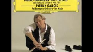 Patrick Gallois: Rodrigo - Concierto Pastoral for Flute - Allergo (First Movement)