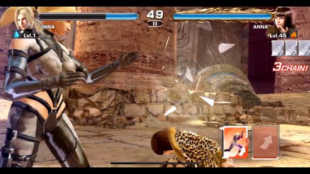 Tekken Mobile - Nina Williams vs Anna Williams смотреть онлайн