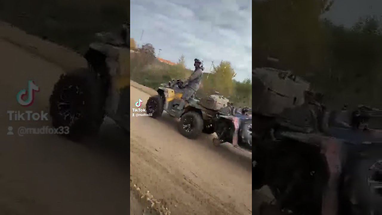 Иногда и так возвращаемся с покатушек на квадроцикле