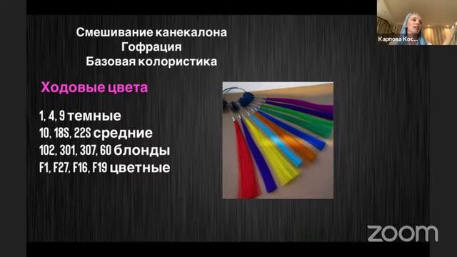Смешивание канекалона, гофрация. Карпова
