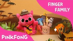 Savanna Finger Family | Finger Puppets | Pinkfong Plush | Pinkfong Songs for Children