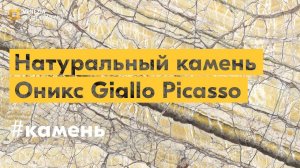 Натуральный камень: оникс Giallo Picasso