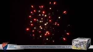 Батарея салютов PKU356 Русские гренадеры (100 зар. 1,2)
