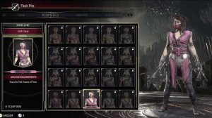 Mileena Skins/Intros Ver. 1 on display ( Updated Version ) - Mortal Kombat 11