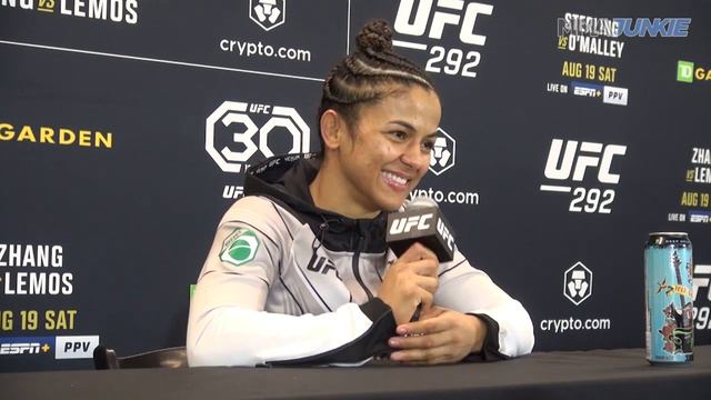 Natalia Silva Talks Andrea Lee Win, Shares Review of Paulo Costa's Secret Juice | UFC 292