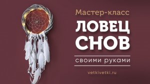 Как сделать ловец снов своими руками (серая основа). Мастер-класс ловец снов с подсветкой