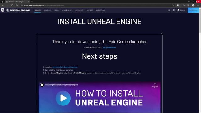 02. Скачиваеи Unreal Engine 5.