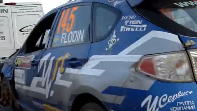 Rali de Portugal 2009 - Peter Flodin após saida de estrada. смотреть онлайн