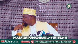 MWEZI 10: DARSA ZA RAMADHAN MTU AKIJIITA NABII MUULIZE WAHAI KAPEWA NA NANI?SHKH WALID ALHAD