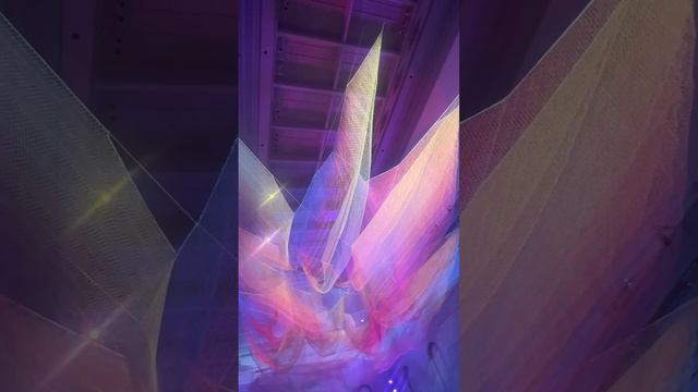 Janet Echelman, 1.8 Renwick, 2015 exhibit at Renwick Gallery in Washington, DC