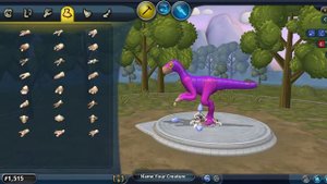 Making a raptor-like dinosaur in Spore