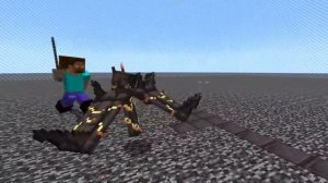 Herobrine (Awakened Bosses) vs L_Ender's Cataclysm  Mob Battle  Minecraft