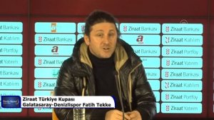 Ziraat Türkiye Kupası Galatasaray Denizlispor Fatih Tekke