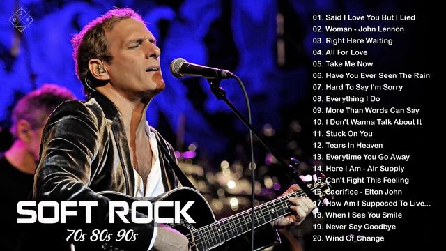 Michael Bolton, John Lennon, Chicago, Air Supply, Bread | Best Soft Rock Love Songs 70s, 80s, 90s смотреть онлайн