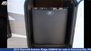 Eye-catching 2018 Starcraft Autumn Ridge Travel Trailer RV For Sale in Duncansville, PA | RVUSA.com