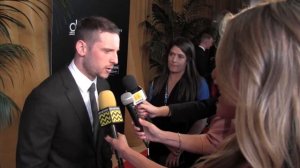 Jamie Bell chats on Hollywood Film Awards 2017 red carpet about 'Film Stars Don't Die in Liverpool'