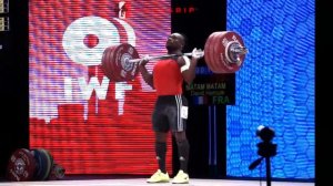 David Matam (94) - 185kg, 190kg, & 193kg Clean and Jerks @ 2015 Senior World Championships