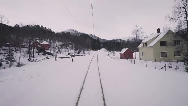 Путешествия на поезде в Рождество на Бергенской линии