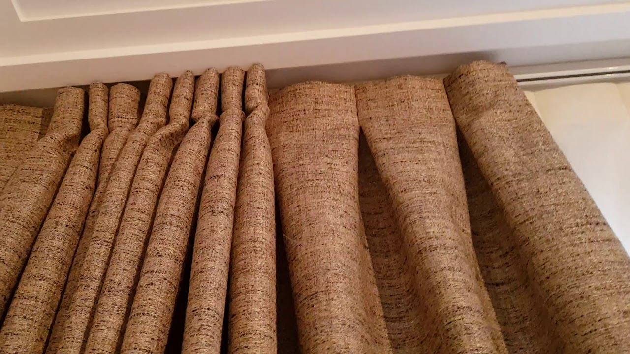 Портьеры и тюль, пошив штор на заказ, пошив по бесшовной технологии, ручная складка смотреть онлайн