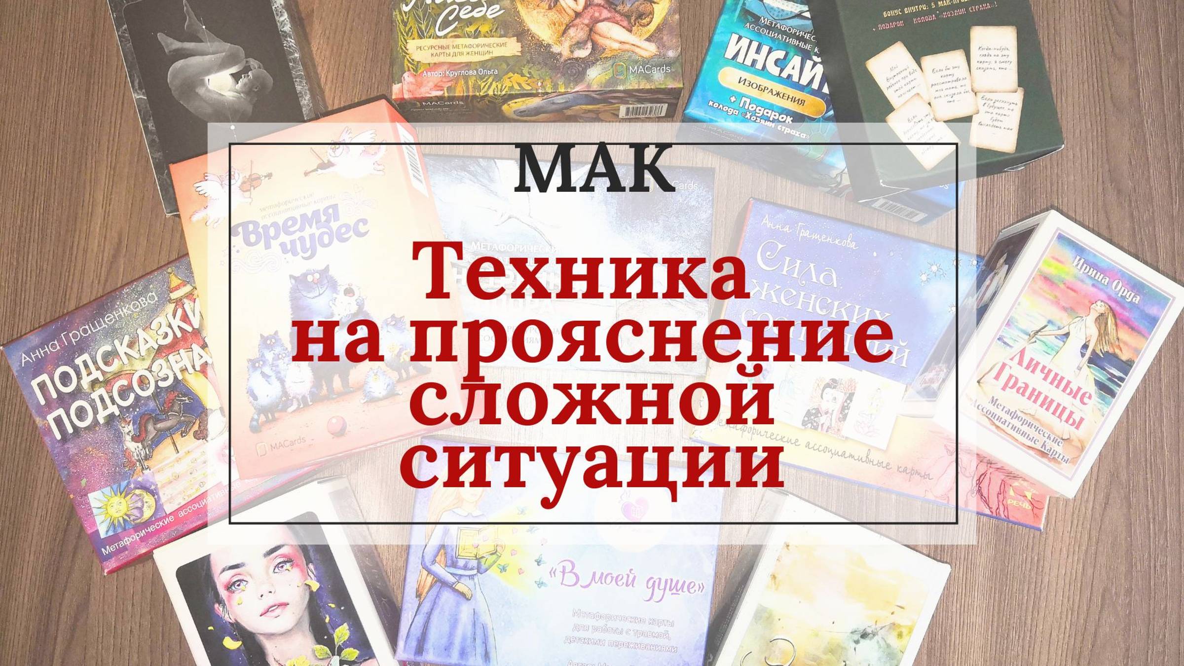МАК "Техника на прояснение сложной ситуации"