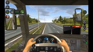 Truck simulator mobile game. Мобильная игра вождение грузовика