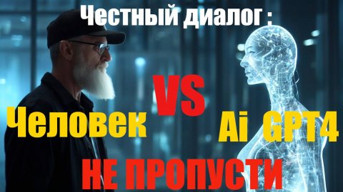 Человек и ИИ - диалог #нейросеть #gpt4 #искусственныйинтеллект #диалоги #ai
