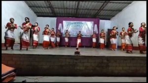 montfort H.S school  | Class 12 Girls perform kokborok song  #kokborok