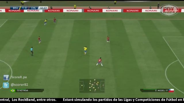 Brasil vs Colombia - Showmatch Internacional @ PES 2015 PS3 смотреть онлайн