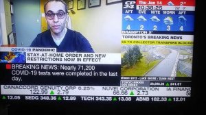 Watersweet CP24 News - Stay at home, 011421