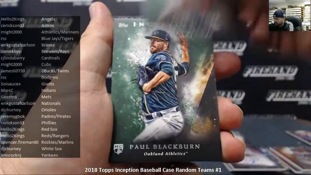 6/27/2018 2018 Topps Inception Baseball Case Random Teams #1