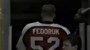 Jeff Odgers Todd Fedoruk NHL Fight