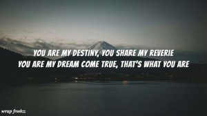 Paul Anka - You Are My Destiny (lyrics)