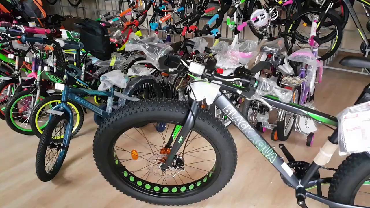 BLACK AQUA Fat 2691 D matt 26 велосипед фэтбайк видео обзор. смотреть онлайн