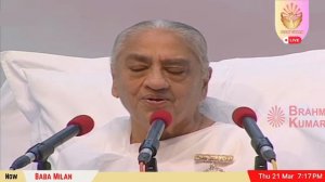 Live Avyakt BapDada Milan | Baba Milan | 21/03/2024 | Shantivan | Madhuban Brahma Kumaris Live Toda