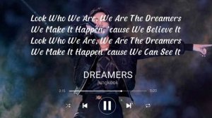 dreamers- jungkook (lyrics) #fifaworldcupqatar2022 #fifa