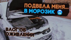 Гранта не ЗАПУСТИЛАСЬ!!! Оживляем машины в СУРОВЫЕ -40°С