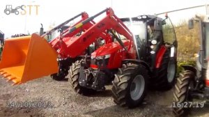 Погрузчик Hauer POM VX 90 на тракторе Massey Ferguson