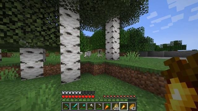 Серия 5. Майнкрафт 1.18 Выживание без модов! Как приручить коров в Minecraft