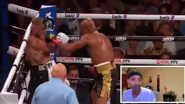 JAKE PAUL VS ANDERSON SILVA BOXING FIGHT REACTION  #sports #boxing #jakepaul #fight #silva #reactio