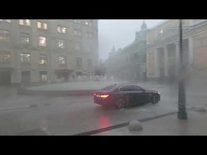 28.06.2021 Сильная гроза в Москве!