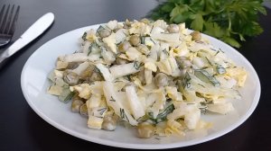 Простой очень вкусный легкий САЛАТ из самых простых и доступных продуктов