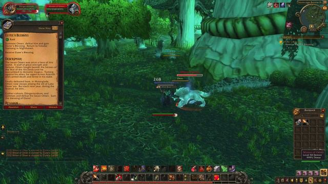 World of Warcraft: Lunar Festival - Elune's Blessing - Quest ID 8868 (Gameplay/Walkthrough) смотреть онлайн