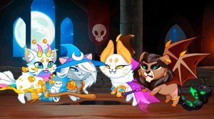 Иридесса, Луна, Ксеркс и Эйс  Castle Cats