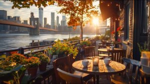 Фоновая музыка |New York Coffee Shop Ambience - Приятная джазовая музыка