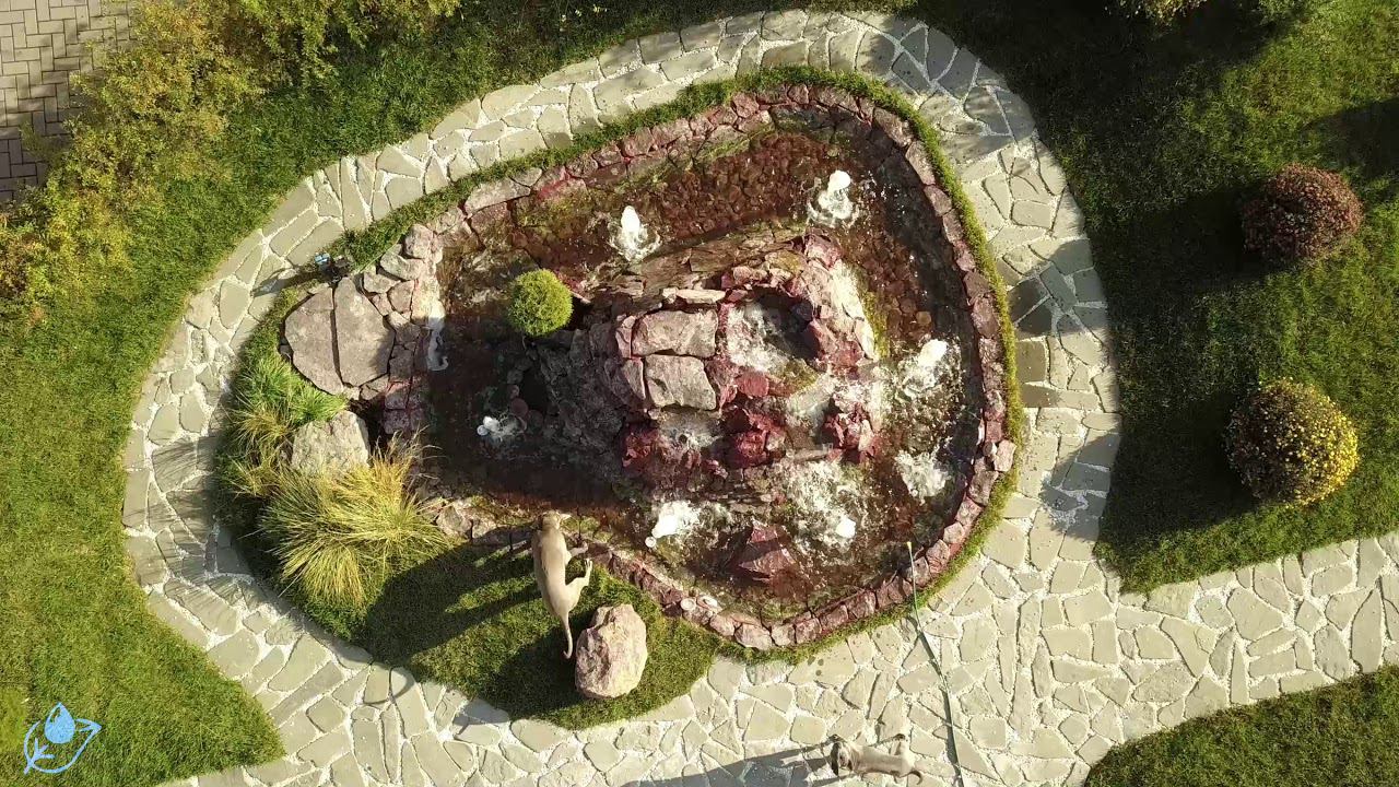 Декоративный водопад на участке
