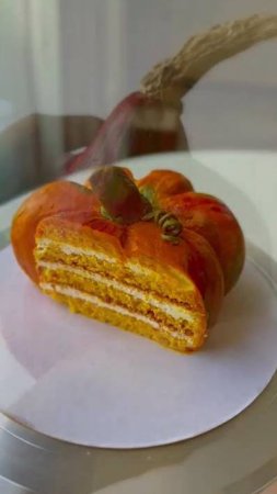 Божественный ТЫКВЕННЫЙ БИСКВИТ🎃Рецепт от @my_cake_aleks🎃