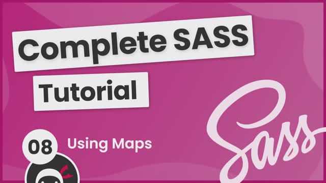 SASS Tutorial (build your own CSS library) #8 - Maps