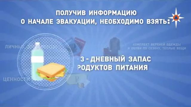 Действия при эвакуации. 1 часть